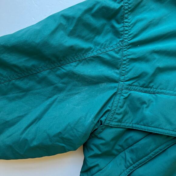 Vintage 90s CB Sports Parka Puffer Jacket Green Purple L Winter Spring Ski Gorp - Picture 13 of 14